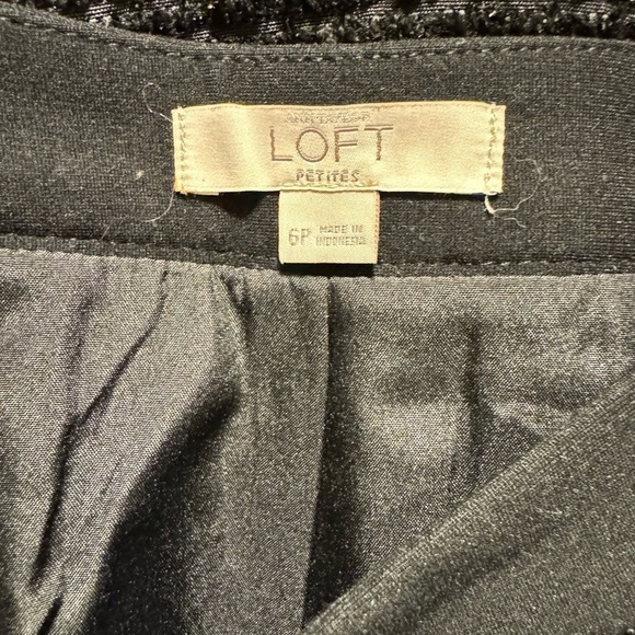 Loft Petites Sparkling Mini Skirt Size 6P - Picture 5 of 6